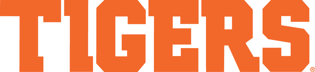 Clemson Tigers 2014-Pres Wordmark Logo v3 DIY iron on transfer (heat transfer)